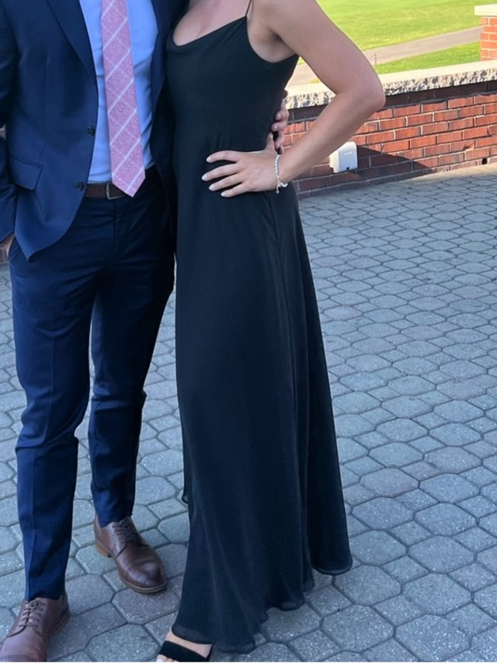 Azazie Black Maxi Bridesmaid Dress